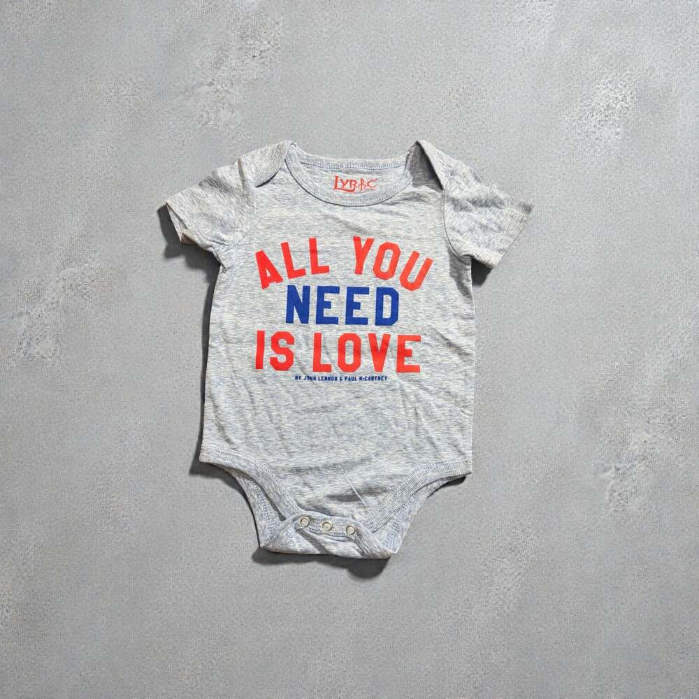 The Beatles All You Need Is Love Baby Bodysuit